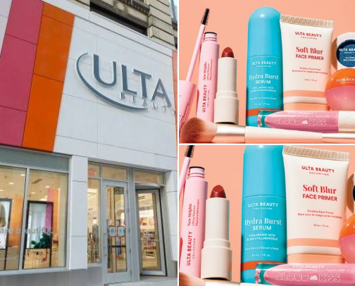 "Showcase the power of beauty with authentic branding." cover photo collage