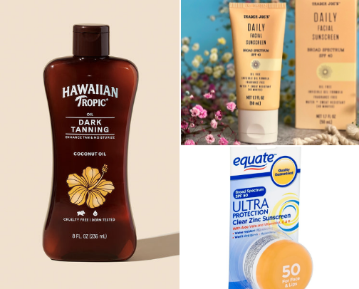 Tanning Product Recs ☀️ cover photo collage