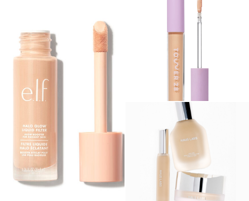 Makeup (face) Products you will always find in my bathroom cover photo collage