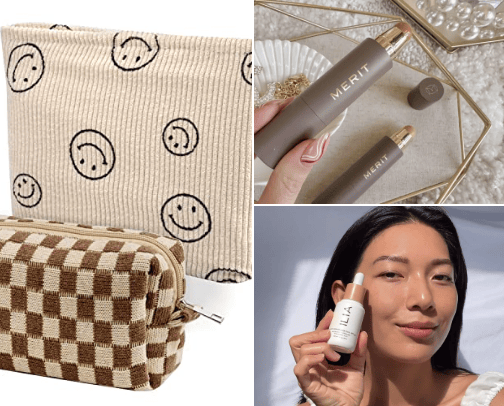 Makeup, Skincare and Accessories cover photo collage