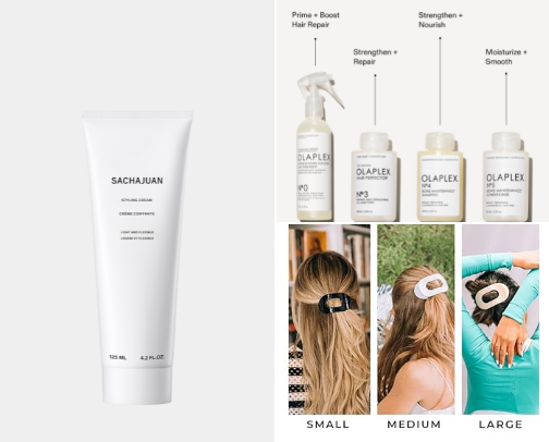 Hair products I LOVE cover photo collage