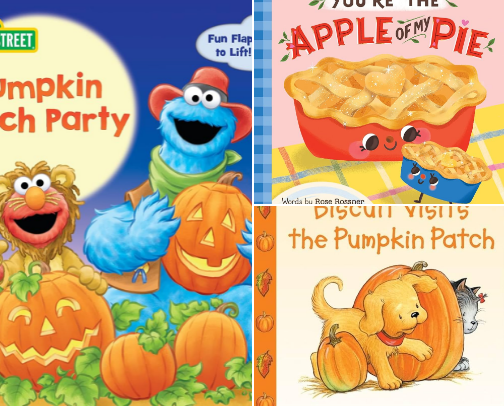 Board books your little ones will FALL for🍁🌾🤍 cover photo collage