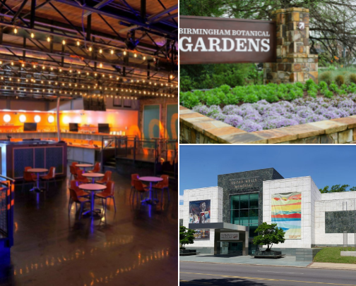 best places to see and experience in Birmingham, AL cover photo collage