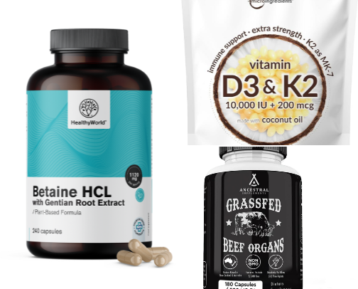Health,  and supplements cover photo collage