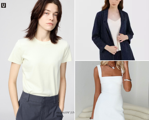 Women's outfit inspiration that you can wear for various atmospheres — casual everyday, college, work, dating, to formal events ✨ cover photo collage