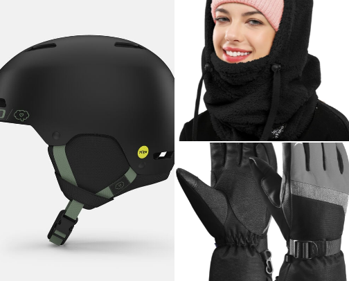 Snowboarding Must-Haves cover photo collage