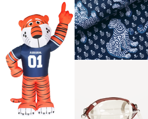 Auburn finds 🧡💙 cover photo collage