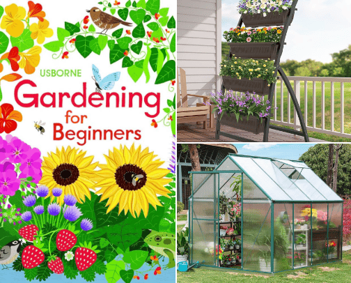 Home Gardening for beginners cover photo collage
