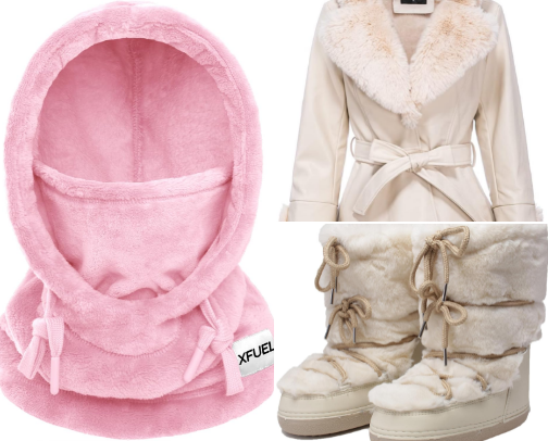 Winter Essentials🩷 cover photo collage