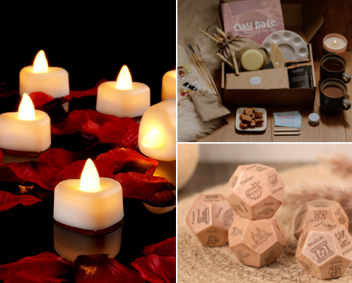 Stay-in Date Night Essentials💌🍷 cover photo collage