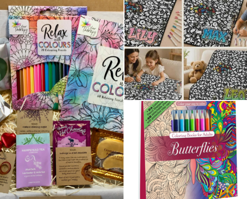Best Colouring Gifts for Adults, Teens and Kids cover photo collage