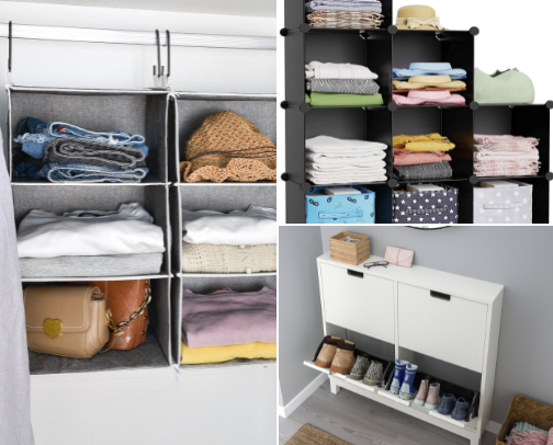 Small Closet Space Savers cover photo collage