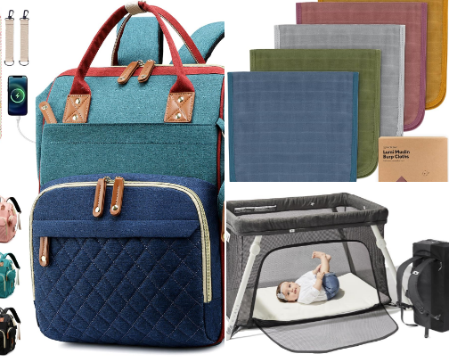 Baby must haves 👶🏻🍼 cover photo collage