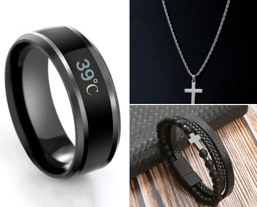 Male jewerly (under 5$) 🐊 cover photo collage