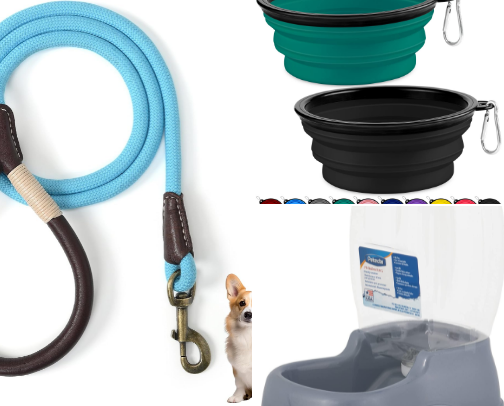 Dog mom items cover photo collage