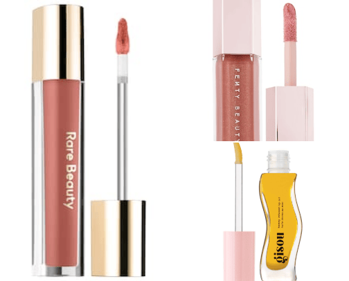 Lip glosses cover photo collage