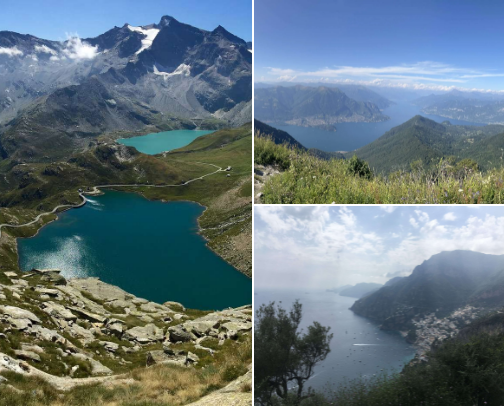 Hiking in Italy cover photo collage