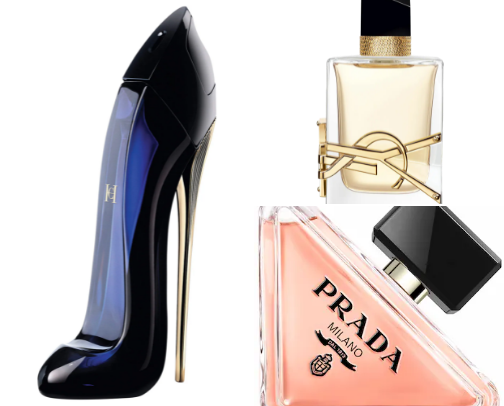 Parfumes cover photo collage