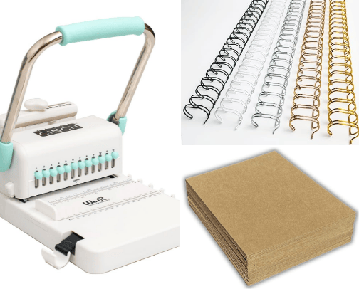DIY Journal Supplies: Covers,Inserts, Paper, Tools and More cover photo collage