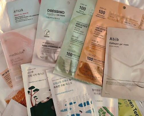 korean skincare masks i tried cover photo collage