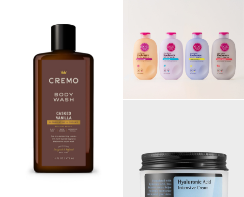 Body wash cover photo collage