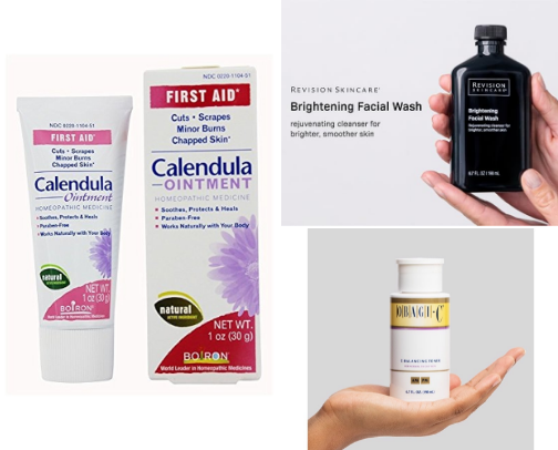 Mother of 5 and her skincare cover photo collage