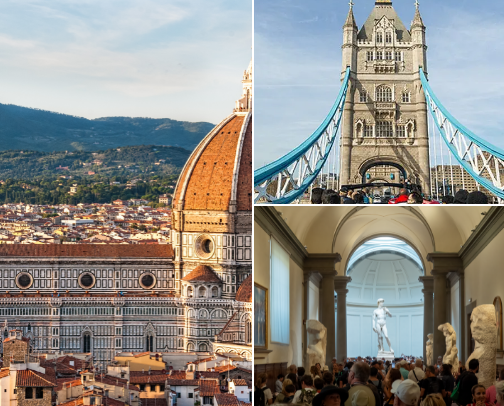Florence & Pisa Italy Travel Guide: Best Things to Do, Authentic Gelato, Hidden Gems, Hotels & Day Trip to Orvieto cover photo collage