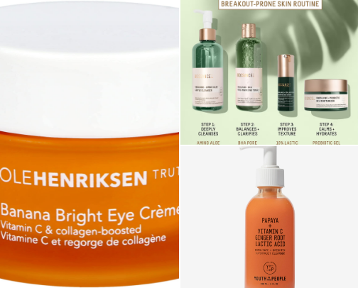 #1 skin care must haves for acne prone/aging skin cover photo collage