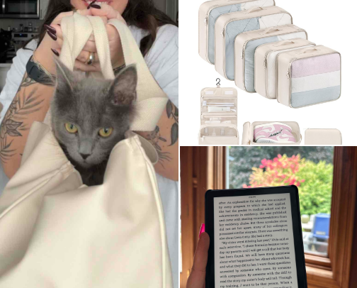 travel essentials ✈️ cover photo collage