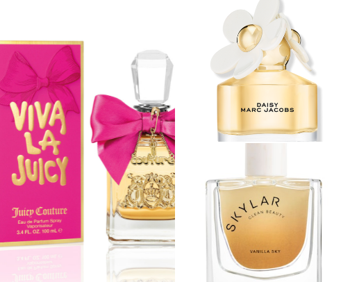Soft girl floral fragrances🌸✨ cover photo collage