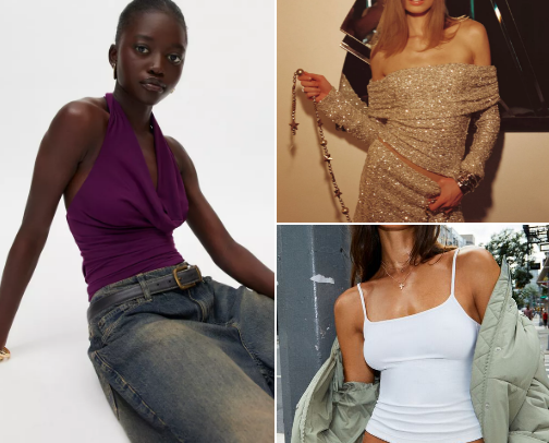 Chic Tops for Every Season cover photo collage