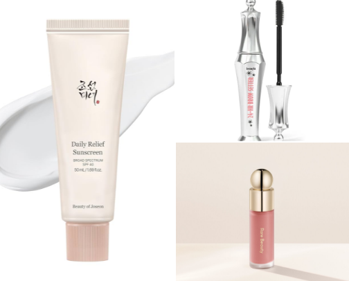 My Favorite Beauty Recs - makeup, haircare, skincare 💄🪮🧴✨ cover photo collage