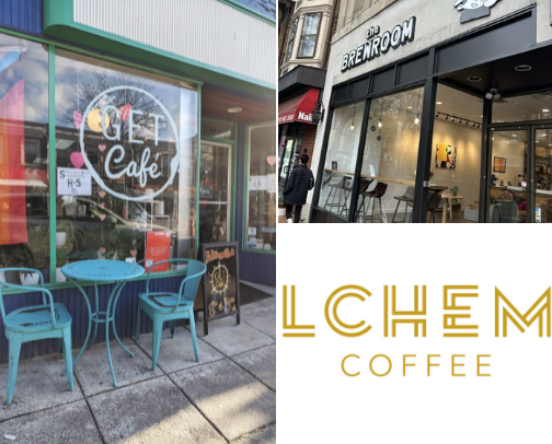 recs for coffee fanatics in philly cover photo collage