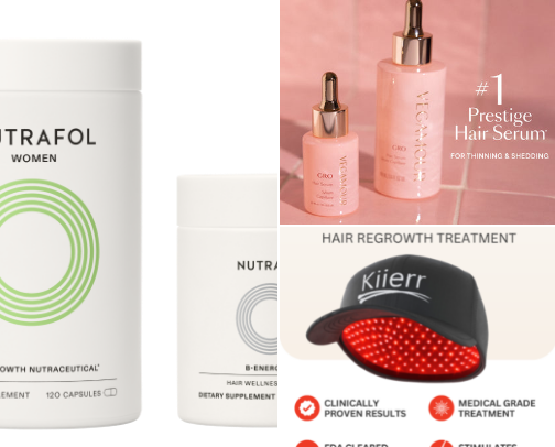 Products that works for Hair loss cover photo collage