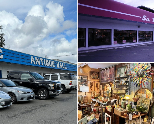 Best antique malls in the Puget sound cover photo collage