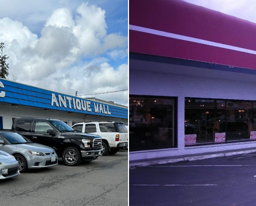 Best  antique malls in the Puget sound cover photo collage