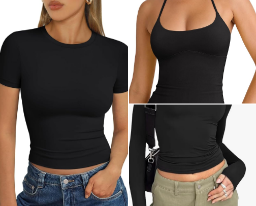 Amazon fashion deals from a baddy on a budget cover photo collage