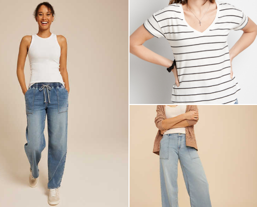 MY Favorite online clothes stores. cover photo collage