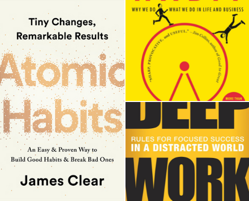 Books That Build Better Habits & a Better You cover photo collage