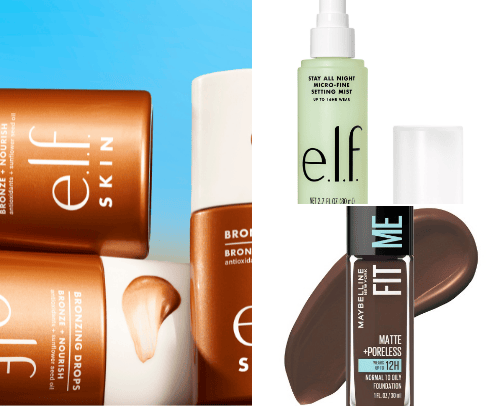 My Summer glow makeup routine cover photo collage