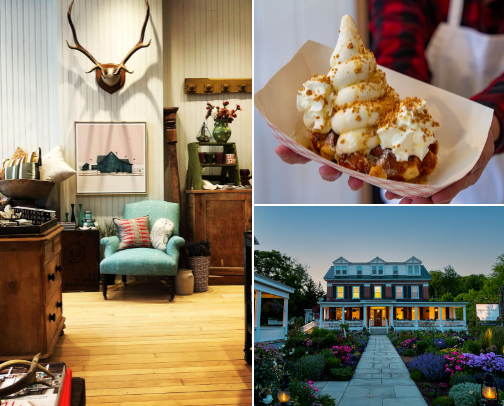 Woodstock, VT 🍂🛤️🤎 cover photo collage
