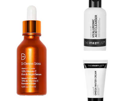 skincare for glowing skin cover photo collage