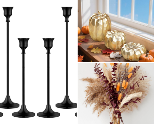 Chic Fall Decor (That's actually affordable!) cover photo collage