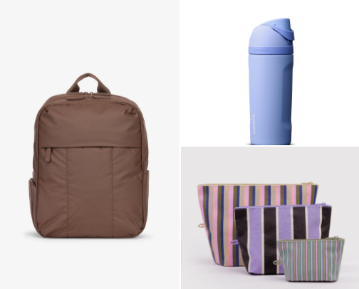 College Commuter Girl Essentials 🎀 | Everything I Keep With Me on Campus cover photo collage