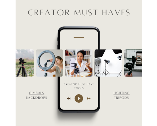 Creator Must Have Tools 🛠️ cover photo collage