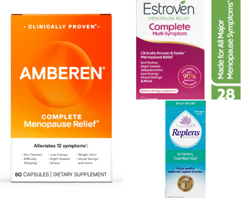 Menopause & Perimenopause Support - Must Have Items cover photo collage