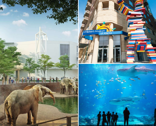 Atlanta Getaway with Kids cover photo collage