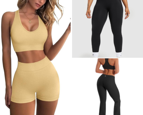 Workout Sets That Make You Look/ Feel Good at the Gym 🖤 cover photo collage