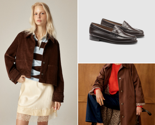 Chocolate Brown Apparel I’m Loving for Fall cover photo collage
