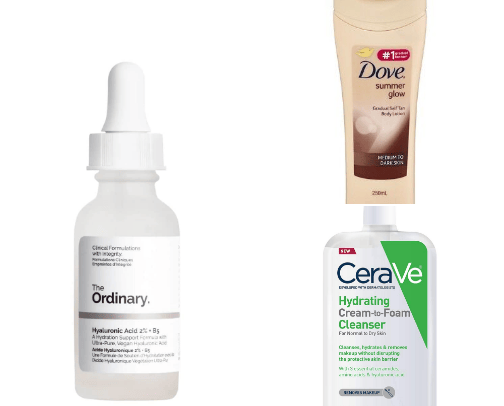 Skincare cover photo collage